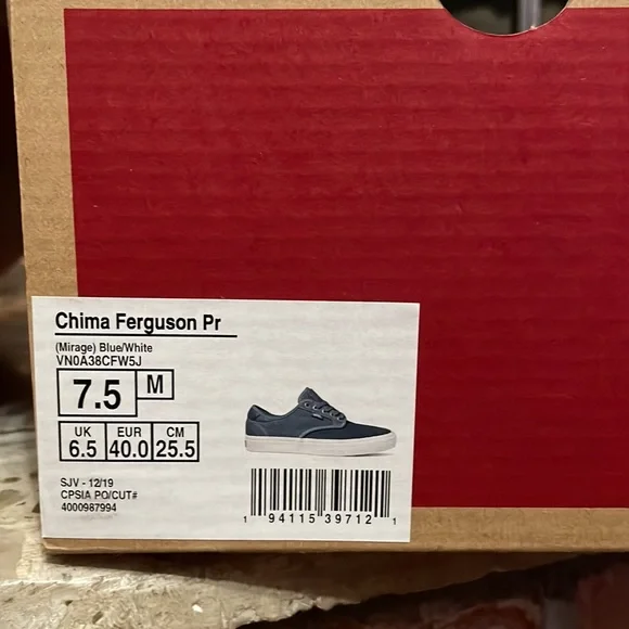 Vans Chima Ferguson Pro Mirage Blue white Sneakers